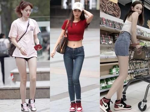  『专属』AJ不再是男生的专属，瞧瞧酷女孩这样穿，潮到回头率101％