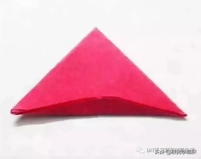 『蓝色』简单的折个三角,组合成百变造型