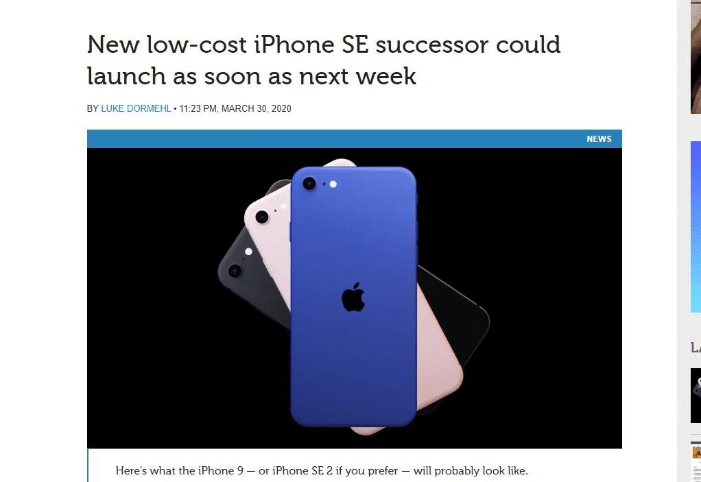  『款手机』iPhone 9开售时间或确定售价3000，性能碾压国产旗舰