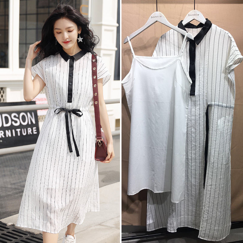 39岁的妈妈真没故意扮嫩，全靠减龄连衣裙，嫩的像20岁小姑娘