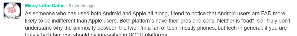 『Android手机』选择Android还是iOS这个旷日持久的争论何时会结束
