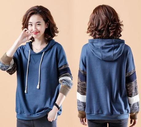 马上就到中秋，别买风衣了！今年流行穿洋气卫衣，显瘦显嫩超养眼