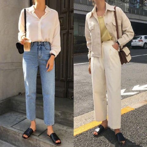  #日常#日常上班也要认真穿，这些充满简约质感的通勤look，照着穿稳赢