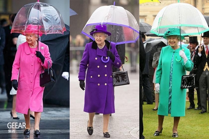打伞也有学问?关于英女王的穿搭，原来这点大家一直都没留意到!