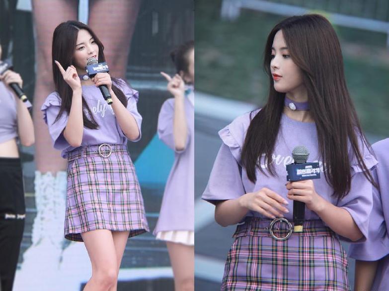 火箭少女7人同台, 穿短裙热裤秀身材, 网友: 青春无敌!