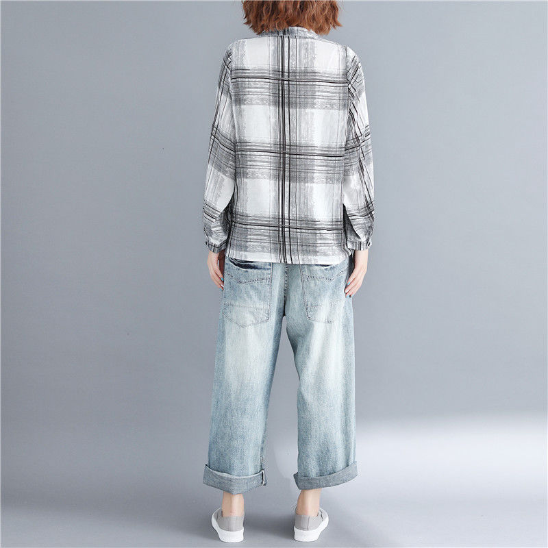 今秋的棉麻衫又火了!比真丝时髦，比旗袍好穿，洋气超显嫩