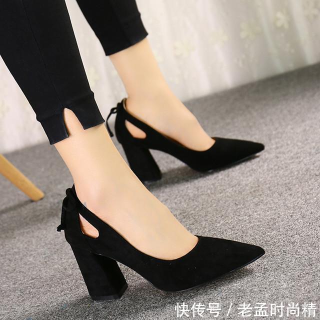 【女人】美丽舒适粗跟鞋,让女人大气显高走得稳
