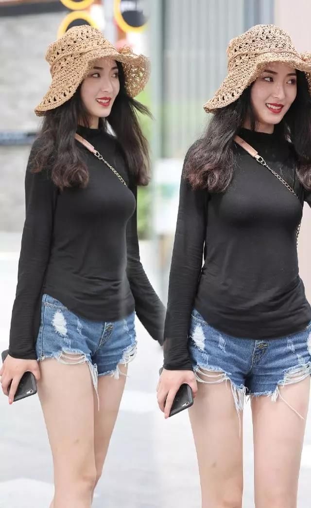 街拍美女：气质美女就是不一样，从头到脚都是经典！