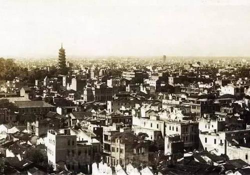 民国时期的广州老照片:高楼林立,航运繁忙,城市繁荣规模大