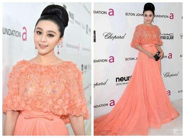 36岁范冰冰出镜，裙子都要撑破了，网友：这身材李晨能hold住么？