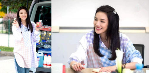 当90斤的舒淇和120斤的钟丽缇同穿高开叉裙，网友：看完瞬间不想