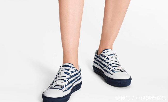 「绝美」LV又出绝美新款!渐变扎染运动鞋带你云度假!