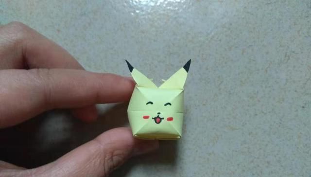 皮卡丘@儿童手工折纸立体皮卡丘怎么折仅需一张纸、一支笔就能折