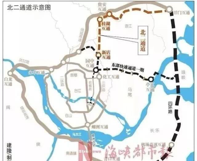  城市■交通重塑大福州城市格局！规划大桥连接义序南通！北二通道贵安段即将进场！