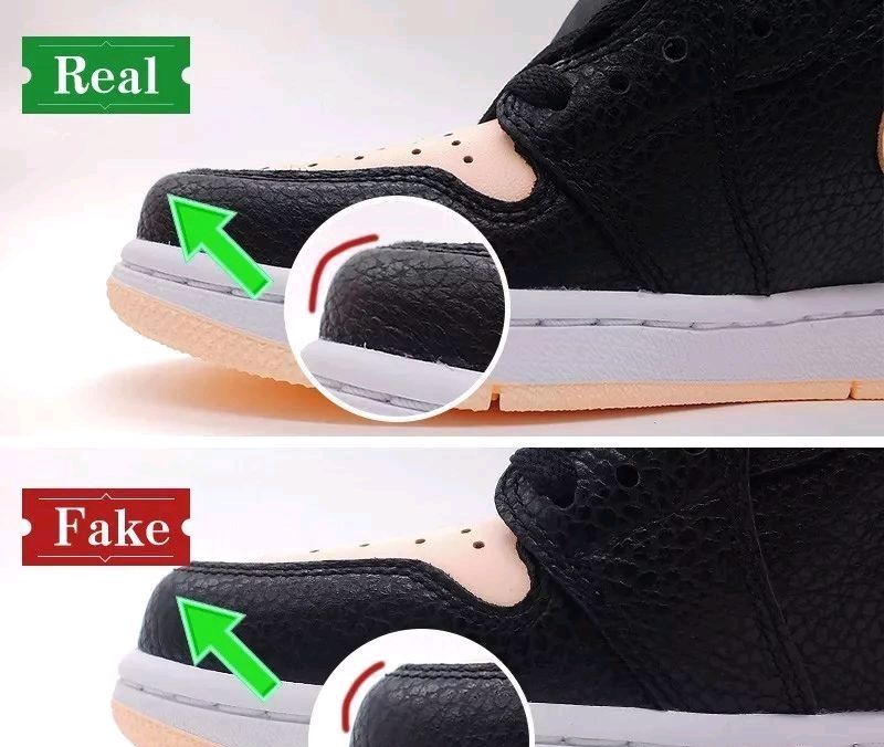  #黑粉#Aj1黑粉脚趾高风险？真与假的比较有多真实？