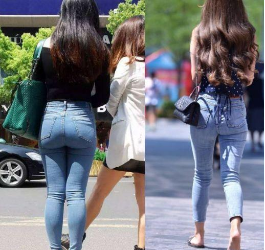 街上牛仔裤的穿搭，小心3个误区，穿出美丽时尚