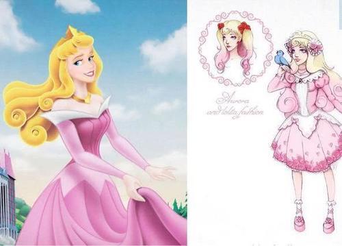 迪士尼公主换上漂亮短裙,仙蒂公主超可爱,爱洛公主变哥特萝莉!