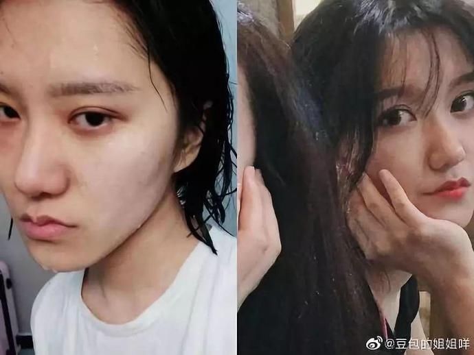  『女生』女生化妆后的迷之自信？简直不敢相信自己的眼睛，这就是整容吧！