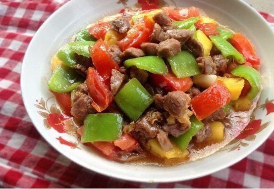 【家常菜】简单家常菜爽虾仁清冬瓜,青椒爆炒牛肉,蒜苗炒五花肉,酱汁豆