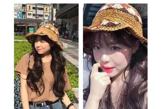  防晒■夏季出门必戴草帽,防晒、显脸瘦、百搭时髦~轻盈超透气,还折叠不...