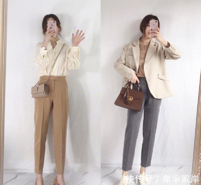 【拿出】同色系穿搭,从衣橱里拿出一组同色系,穿出温柔高级感
