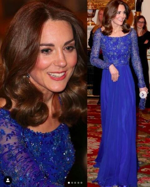 【 威斯敏斯特大教堂】这个举动却让人捏了把冷汗，凯特孔雀蓝礼服白金汉宫主场容光焕发