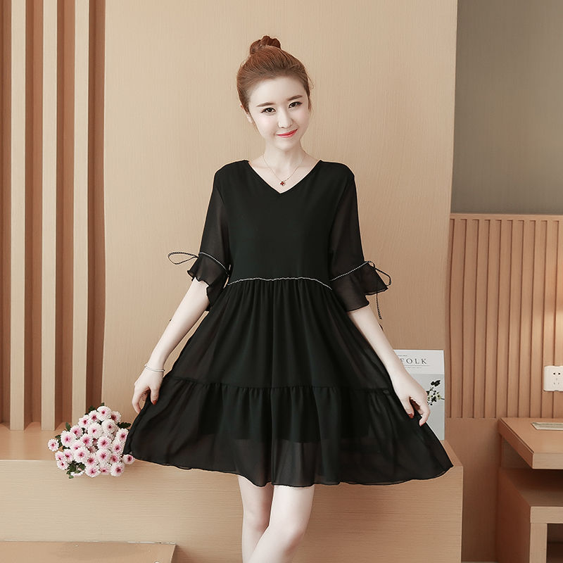 哇!头一次见老婆穿这么美的气质裙，高贵显气质，美到让人销魂