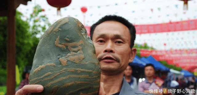  [奇石]这块奇石叫卖600万元天价！石头上竟有天然的北京奥运会会标