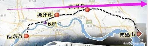 江苏到上海正在规划一条城际, 全长约300公里, 预计2020年前建设