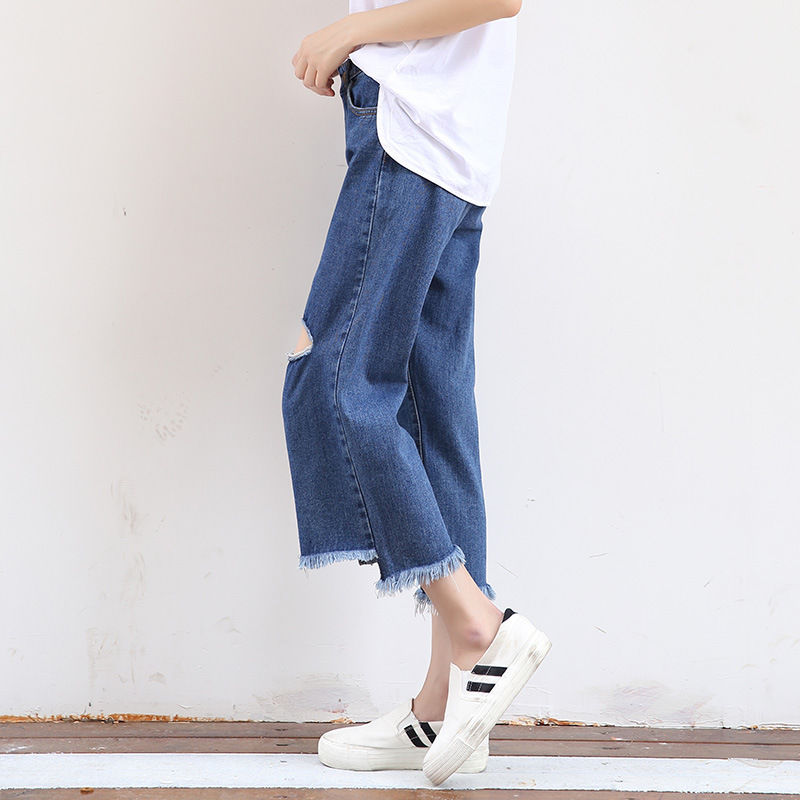 传统的牛仔裤别穿了，现在的小年轻都穿“破的”，时髦又洋气