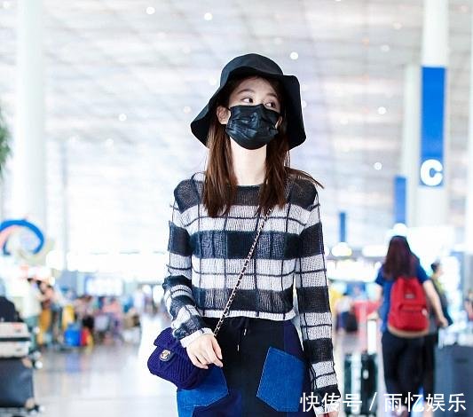 乔欣穿“补丁裙”走机场，却没想到撞上了李沁，可气质一点不输！