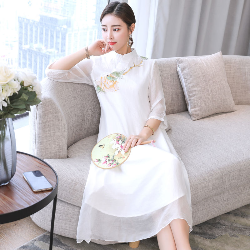 居然有人把“国花”穿在身上,高贵华丽,美的让人移不开眼