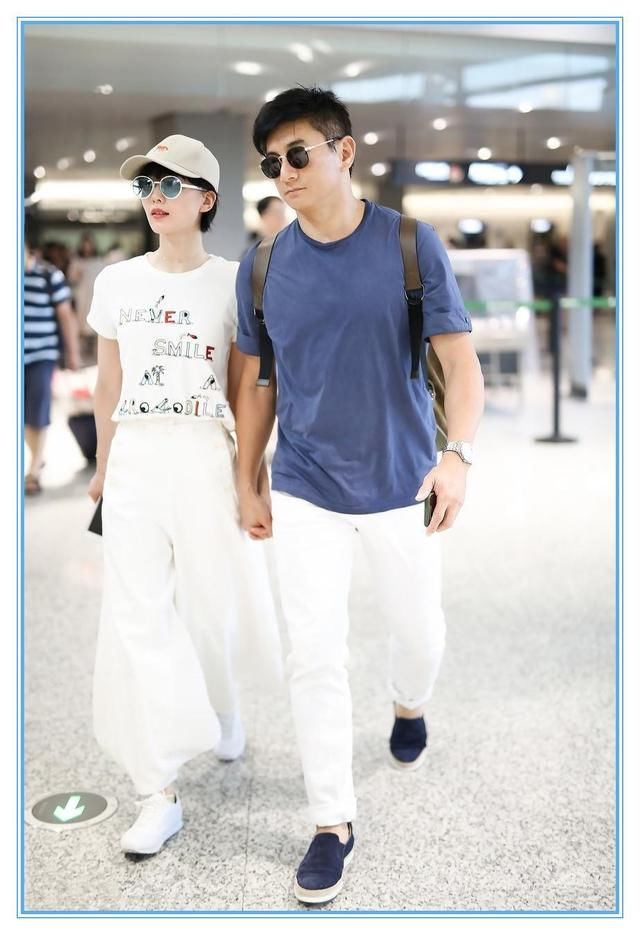 吴奇隆不过和刘诗诗穿上了情侣衫，就嫩成小鲜肉，终于不像父女了