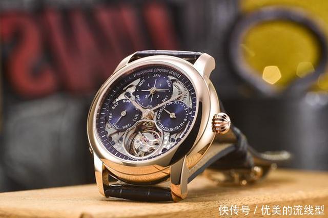 「斯登」中价品牌的高复杂探索,康斯登FC-975自制万年历陀飞轮腕表!