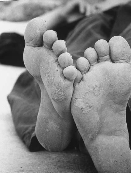 老照片，1962年自然灾害10万人逃往香港