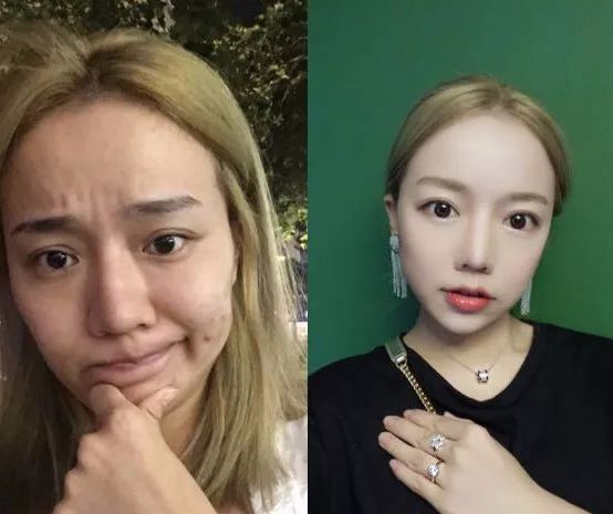 我化不化妆就是两个人,我们采访了10个抖音网红