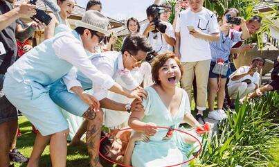 包贝尔参加好友婚礼，半夜放鞭炮惊醒老人小孩！网友：真是缺德