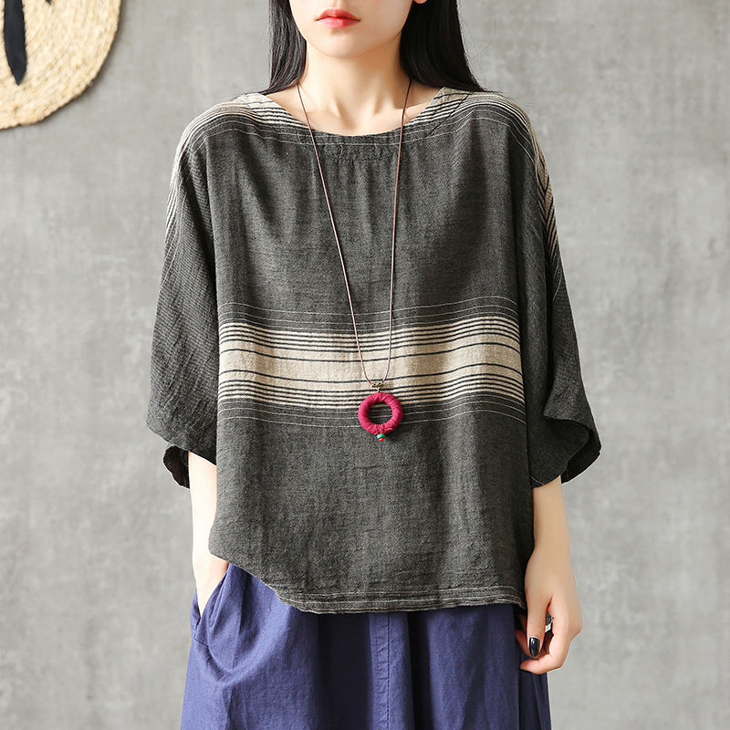 谁说丰满女人不好看?聪明女人都穿“苎麻衫”，显瘦显嫩洋气十足