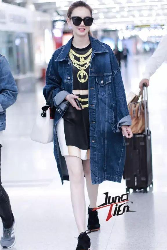 杨幂娜扎的腿看起来又长又细,原来她们都爱玩这样的套路!