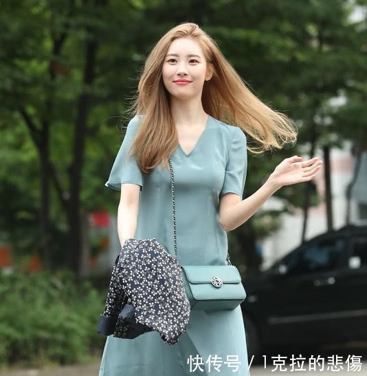 韩国第一美腿李宣美可能打脸了，真实的腿居然这么短，膝盖像红薯