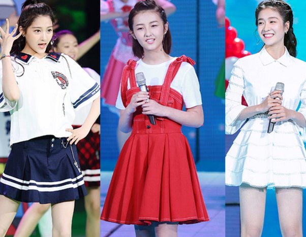 关晓彤张子枫张雪迎三小花旦同台斗艳，一人平底鞋两人高跟鞋