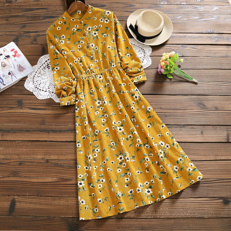 老婆是矮，但从不嫌自己矮!新款娃娃裙+平鞋，没人相信她1米5