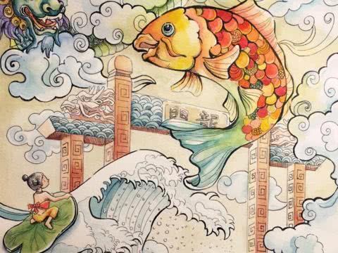  鱼跃龙门：鲤鱼这种非常常见的鱼类，是如何“流入”文化的长河的！