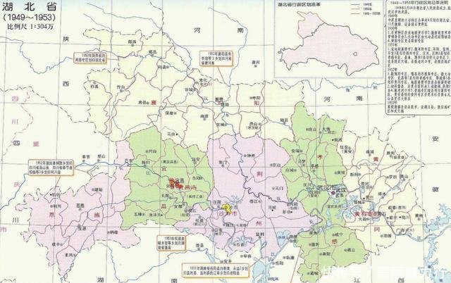 陕西省东南部的6个县，1950年，为何都被划入了湖北省？