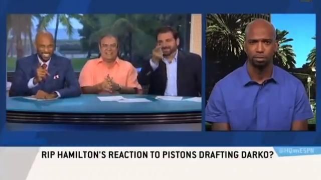  『感觉』得知球队选了米利西奇是啥感觉？面具侠汉密尔顿摆无奈脸