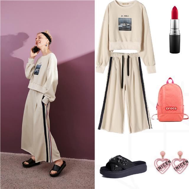 初秋季节，“慵懒风”日常搭配推荐，休闲卫衣时髦洋气超舒适