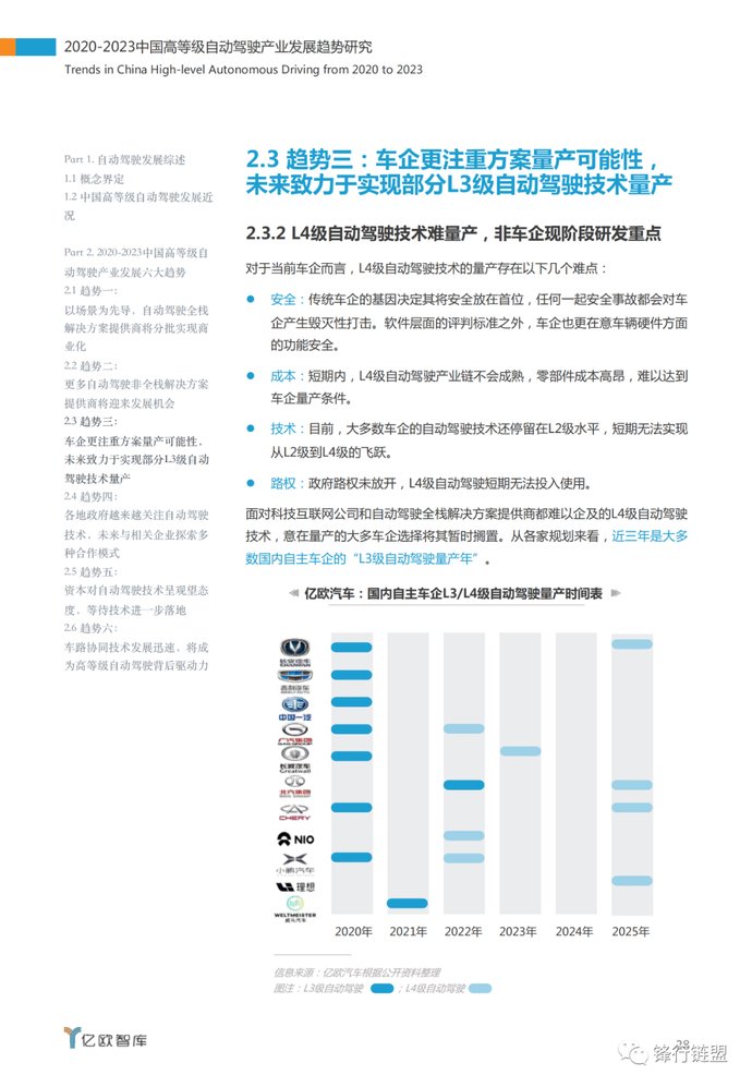  「中国」2020-2023中国高等级自动驾驶产业发展趋势研究