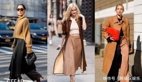  最新@看过最新的纽约街拍，驼色系穿搭既时尚又显高级！