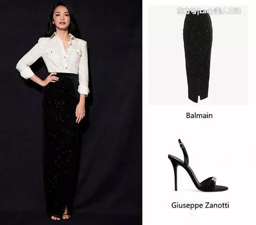 姚晨39岁了依旧美得像小仙女，天鹅绒半裙亮相电影节，真女人味