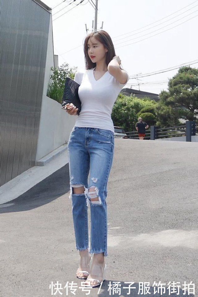 这些穿牛仔裤的姑娘告诉你什么是好身材，怎么样显身材